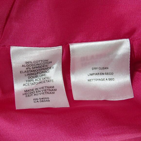 Vintage Jones New York Hot Pink Jacket With Oversized Buttons Casual Medium - Picture 7 of 8